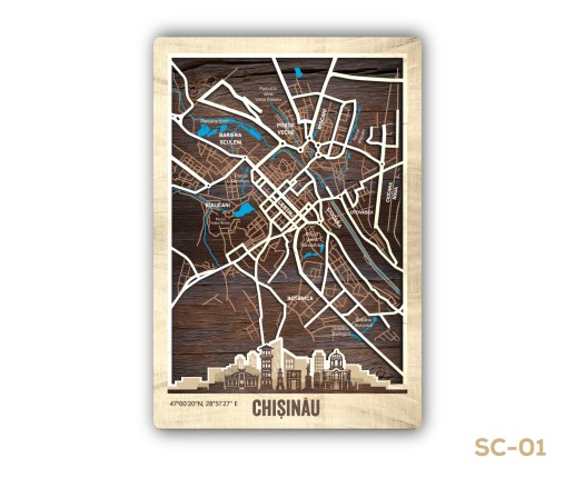 3D - Schemă a orașului Chișinău SC-01