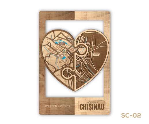 3D - Schemă a orașului Chișinău SC-02