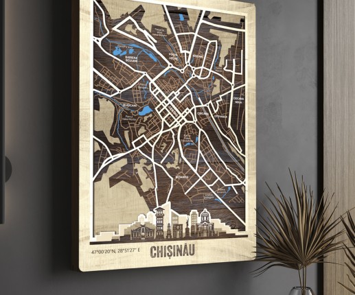 3D - Schemă a orașului Chișinău SC-01 image 2