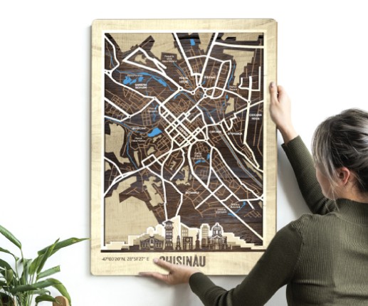 3D - Schemă a orașului Chișinău SC-01 image 3