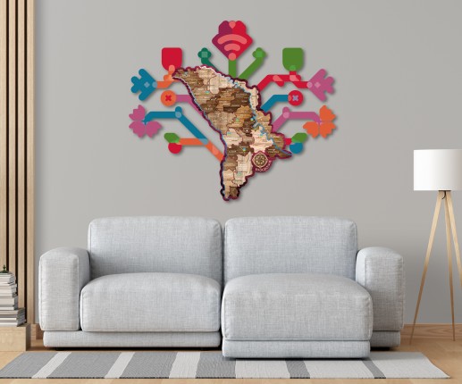 Moldova Discovery / M   900 mm X 770 mm image 3