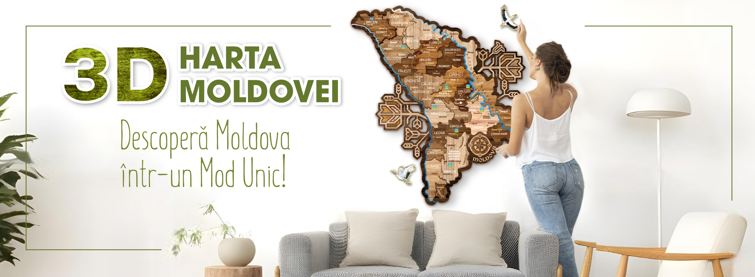 Harta Moldovei 3D